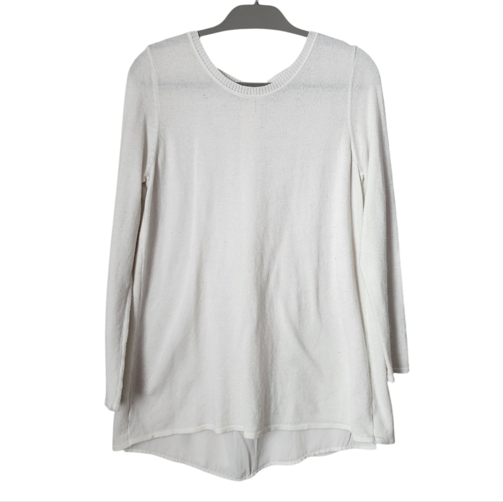 SOFT SURROUNDINGS Serina Sweater in snow size L‎